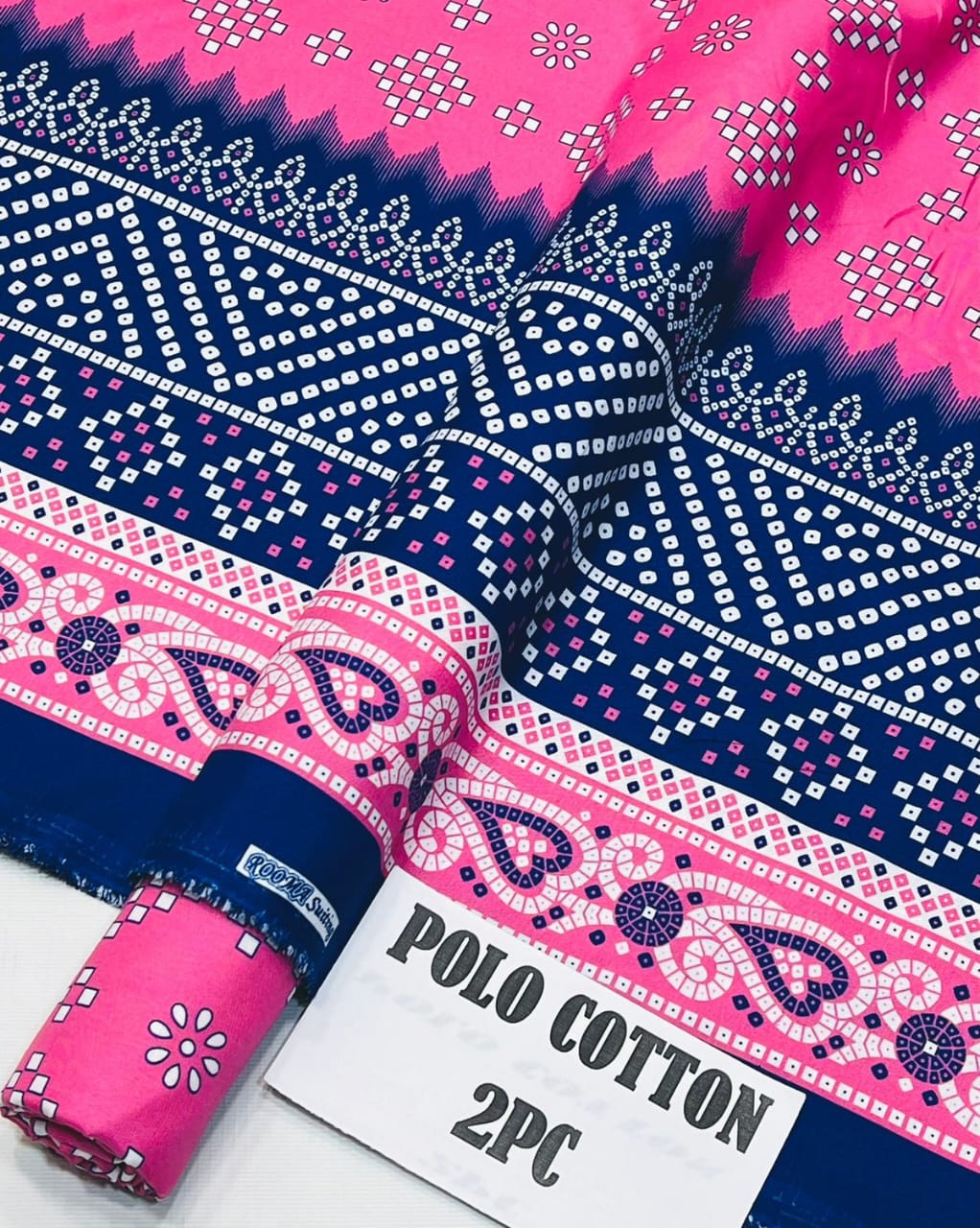 Polo Cotton two piece unstitched suit - pc-3479