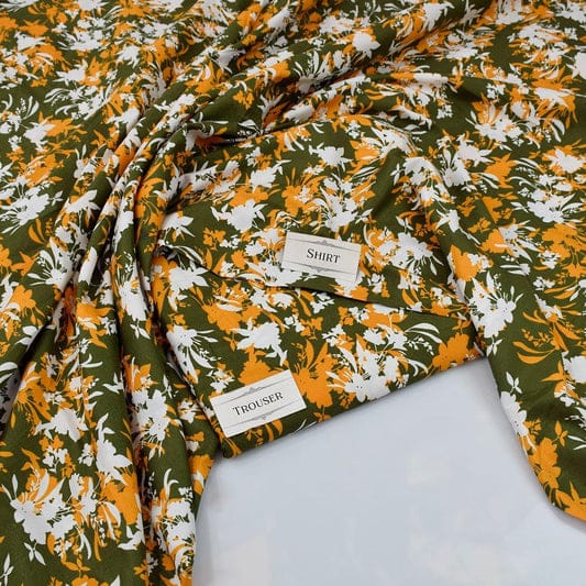 Polo cotton two piece unstitched suit - pc-3402