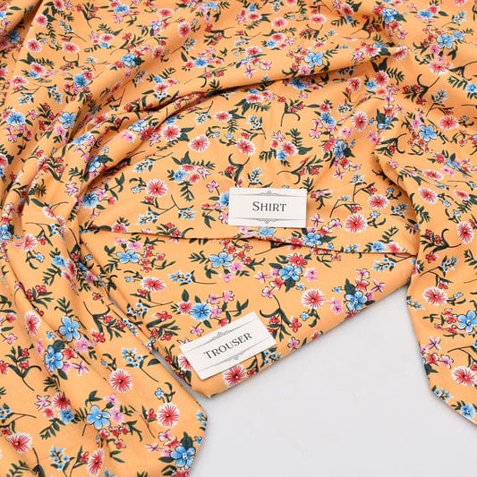 Polo cotton two piece unstitched suit - pc-3406