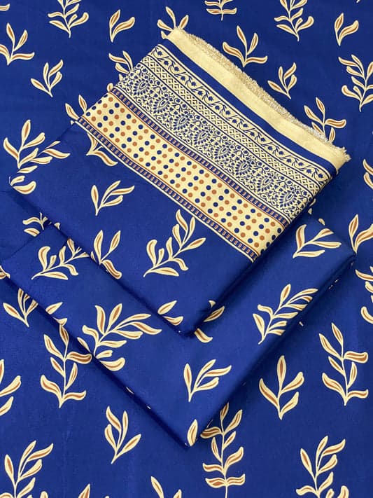 Polo cotton two piece unstitched suit - pc-3403