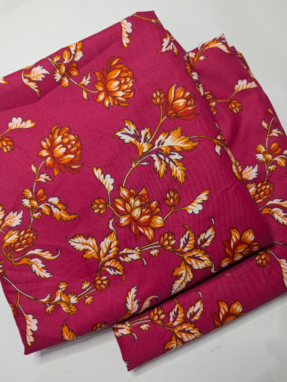 Polo cotton two piece unstitched suit - pc-3489