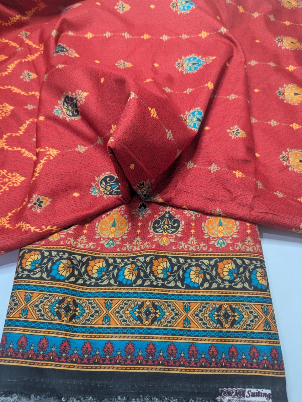 Polo cotton two piece unstitched suit - pc-3433