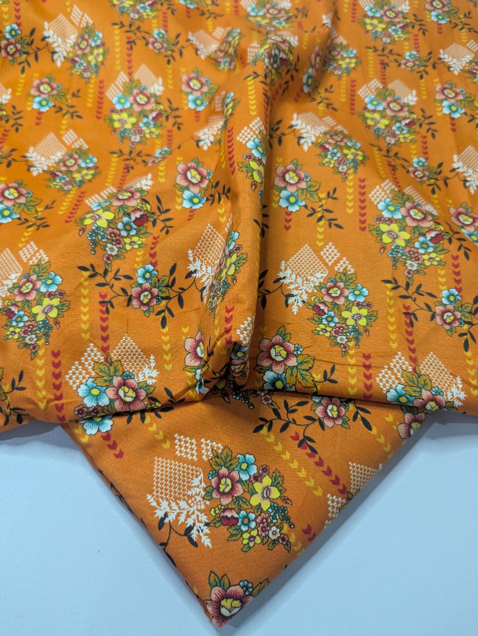 Polo cotton two piece unstitched suit - pc-3421