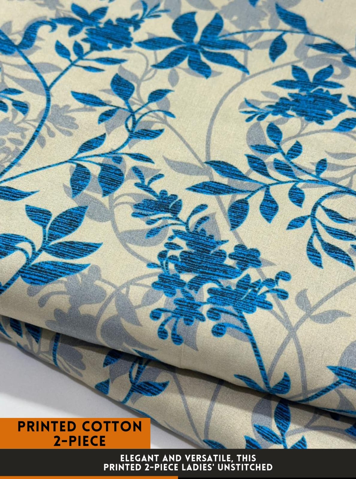 Polo cotton two piece unstitched suit - pc-3408