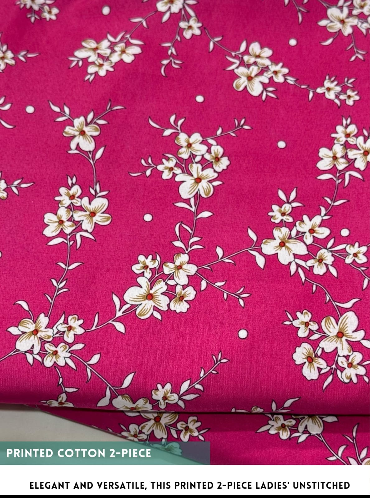 Polo cotton two piece unstitched suit pc-3474