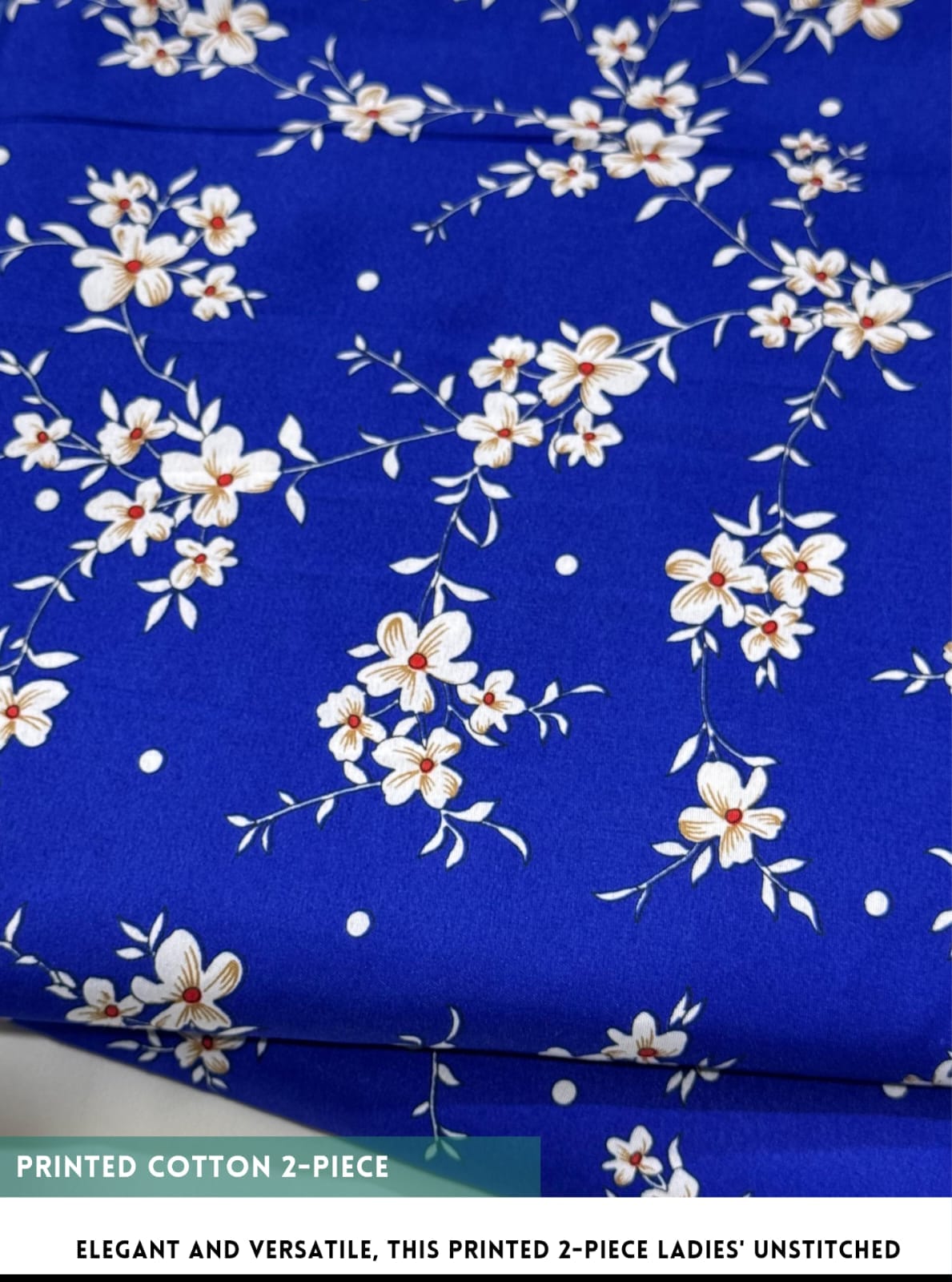 Polo cotton two piece unstitched suit - pc-3458