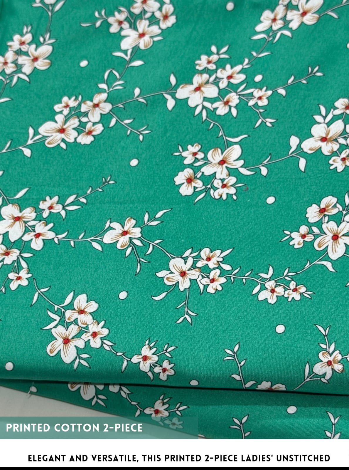 Polo cotton two piece unstitched suit - pc-2304